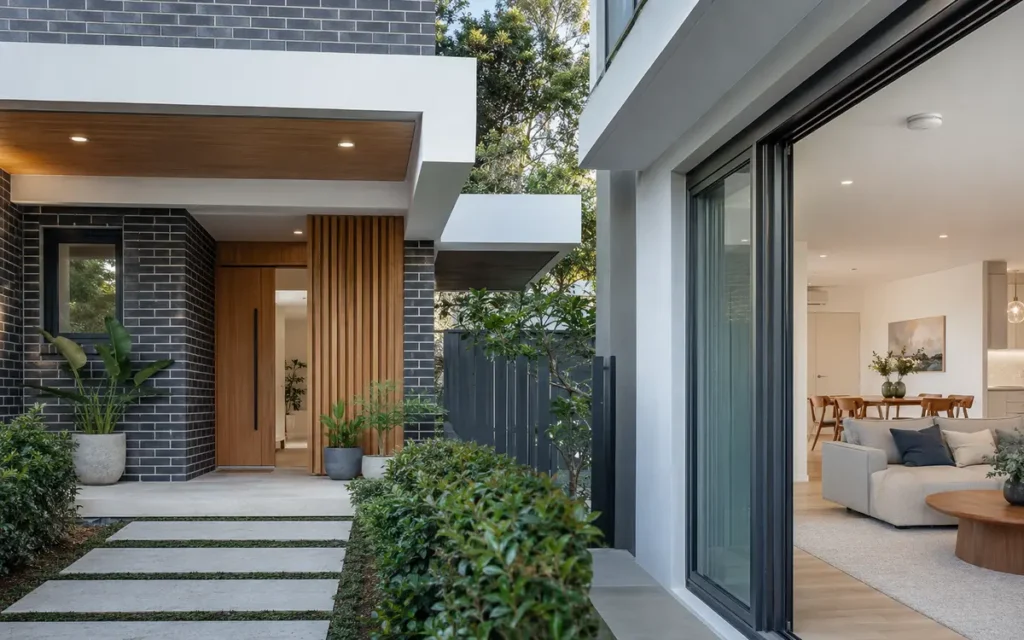 Modern Sydney residential property supported by fire protection services