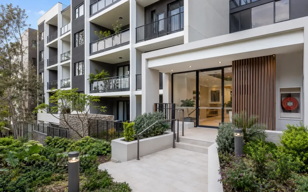 Fire protection facilities at a modern Sydney strata building