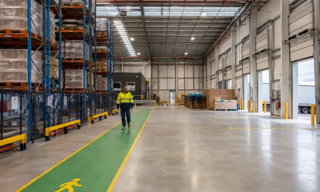 Warehouse and logistics workplace requiring WHS risk management